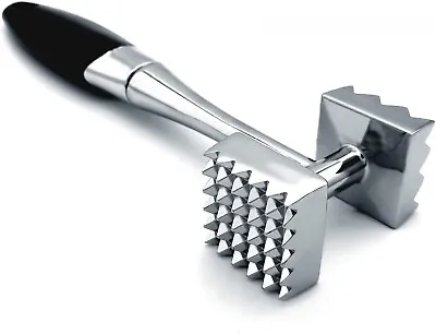 Meat Tenderizer Dual-Sided Nails Meat Mallet Meat Hammer • £7.69
