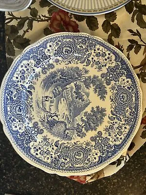 Villeroy &Boch Burgenland Blue White Transferware Porcelain Dinner Plate 10  • $24