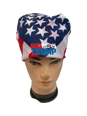 Lot Of 3pcs Trump 2024 USA FLAG Bandana Hat Head Scarf • $9.99