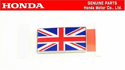 HONDA GENUINE 02-04 CIVIC EP3 TYPE-R Rear UNION JACK FLAG Emblem Badge OEM JDM  • $33