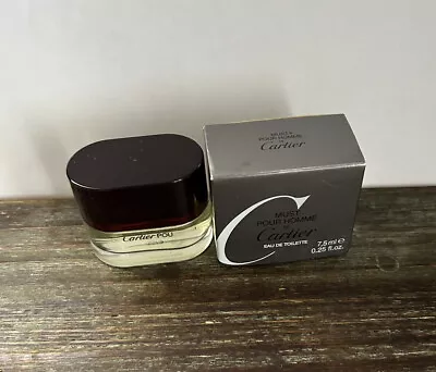 Must Pour Homme De Cartier For Men 7.5ml EDT Splash Travel MINI SAMPLE (D11 • $18