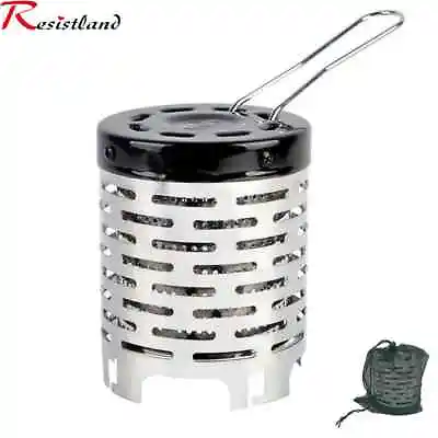 Mini Gas Heater Stove Wear-resistant Outdoor Portable Steel Warmer Heating Cover • $21.25