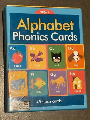 EeBoo Alphabet And Phonics Flash Cards For Kids • $12.95