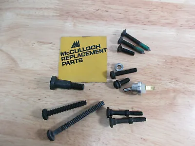 McCulloch 610 650 605 655 3.4 3.7 5700 Timberbear Chainsaw Bolts NOS • $14.99