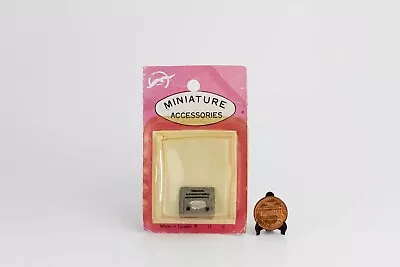 Vintage Miniature Accessories Metal Typewriter Taiwan NOS Dollhouse Diorama • $4.99