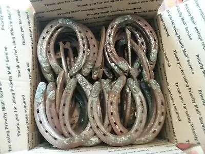 50 Used Lucky Horseshoes. Country. Rustic. Welding. Ranch. Farm. FREE Shipping!! • $72