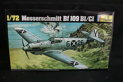 Heller Messerscmitt Bf-109 B1 C1  1/72 Scale Airplane Model Kit  18 • $25