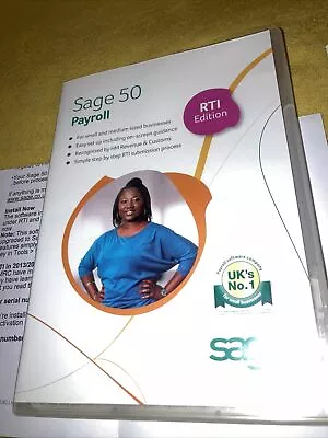 Sage 50 Payroll RTI Edition (With Key) Software  Small Business HMRC Accounting • £49.99