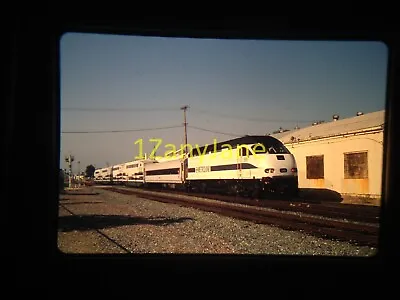 7R19 TRAIN SLIDE Railroad 35MM Photo METROLINK 895 ORANGE CALIFORNIA 4-16-10 • $6.97