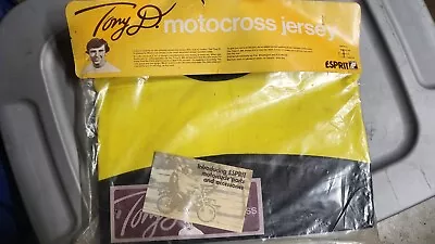 NOS NEW Vintage Tony D Esprit Suzuki Motocross Jersey AHRMA VMX Size Small • $39