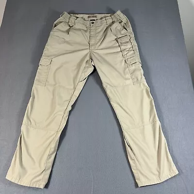 5.11 Tactical Series Mens TacLite Pro RIPSTOP Pants 74273 Cargo Beige Sz 36x30 • $20