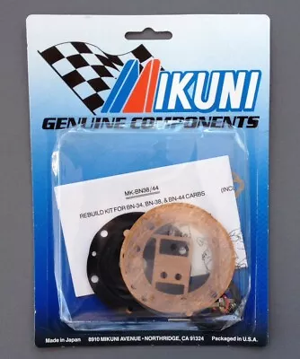 Mikuni Carburetor Fuel Pump Rebuild Kit MK-BN38/44 • $52.30