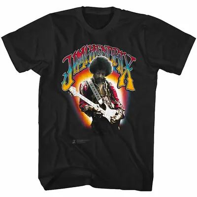 Jimi Hendrix Rock Legend Halo Men's T Shirt Guitar OFFICIAL Live Tour Concert • $33.14