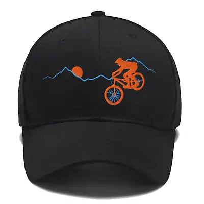 Mountain Biker Hat Hat With Bike Downhill Bike Hat Mountain Bike Gift Unisex • $20.99