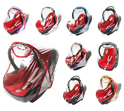 Car Seat Rain Cover Baby Carseat Raincover  -  Universal & QUALITY  0 - 11kg  • £8.99