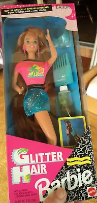 1993 Glitter Hair Barbie 10968 Nrfb! • $49.99