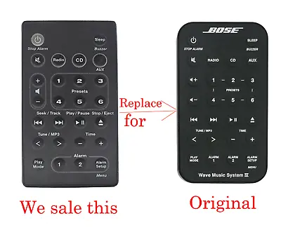 $16.99 • Buy Replaced Remote Control Fit For Bose Wave Soundtouch Music Radio System IV