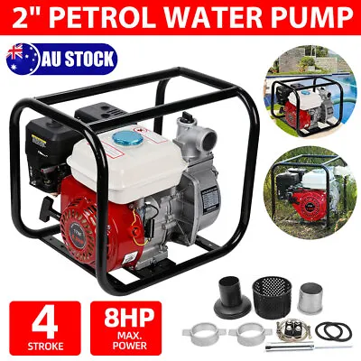 2Inch Water Pump Petrol 4-Stroke OHV High Flow Pressure Fire Fighting Irrigation • $220.95