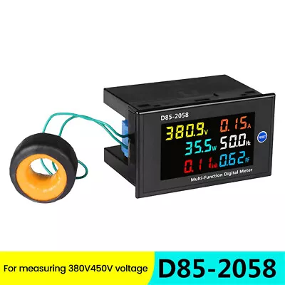 £17.63 • Buy Digital Voltmeter Ammeter AC Power Electric Energy Power Factor Monitor Meter