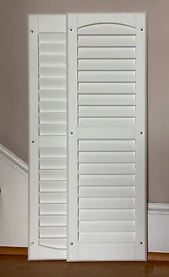 Plastic Exterior Vinyl Shutter Pair White~ Perfect For Coop Shed Play House. • $32.99