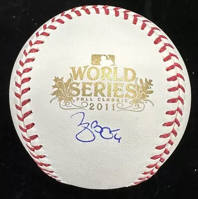 Yadier Molina Signed 2011 World Series Logo Baseball MLB Holo • $499.99