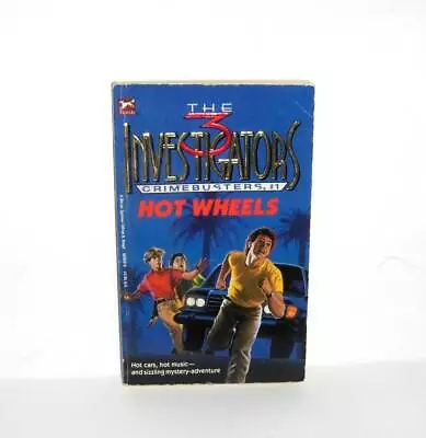 The 3 Investigators Crimebusters #1 Hot Wheels 1989 Paperback William Arden • $9.99
