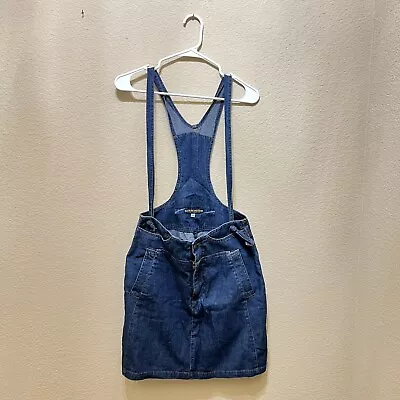 Vintage Y2K Marithe Francois Girbaud Denim Overall Skirt Size 7/8  • $100