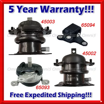 N317 Fits 14-16 Acura MDX/16-21 Honda Pilot 3.5L 6 Speed Motor & Trans Mount 4pc • $244.01