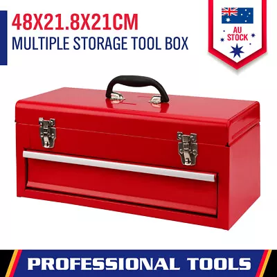 Red Lockable Drawers Tool Box Chest Toolbox Cabinet Garage Workshop Storage Au • $49.99