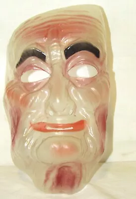 Vintage Top Stone Transparent  Old Man  Plastic Mask - Used/One Size • $18