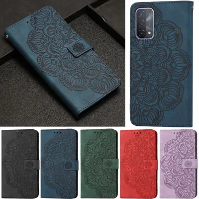 $15.39 • Buy Flowers Wallet Leather Flip Case Cover For Oppo A17 A96 A55 A52 A57 2022 Reno8