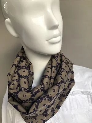 HANDMADE INFINITY SCARF DOUBLE LOOP CIRCLE Liberty Varuna Wool • £24.99