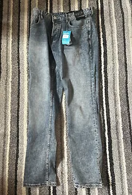 BNWT Denim Co Regular Stretch Straight Blue Jeans - W36 L34 • £4.50