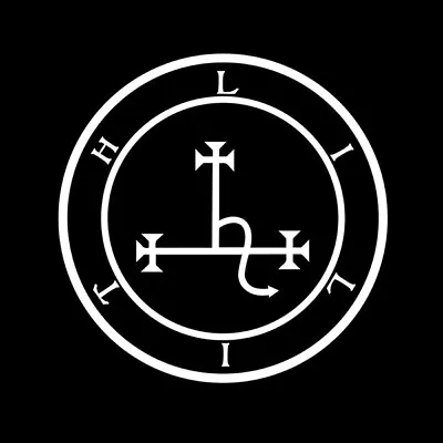 Lilith Sigil Vinyl Sticker Decal - Occult Pagan Goddess Symbol • £3.37
