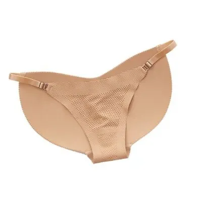 Ladies Silicone Buttocks Padded Bum Butt Hip Knickers Fake Size Enhancer Panties • £12.99