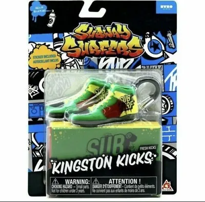 Kingston Kicks Subway Surfers MINI FRESH KICKS. Clip Keychain And Sticker NEW • $8.29