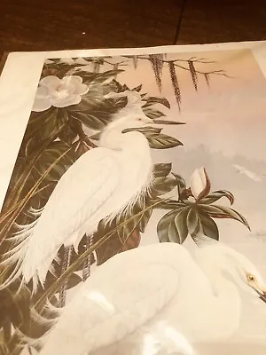 Snowy Refuge White Bird Wildlife 1999 Art Print By Marty Wilson New Sealed • $177