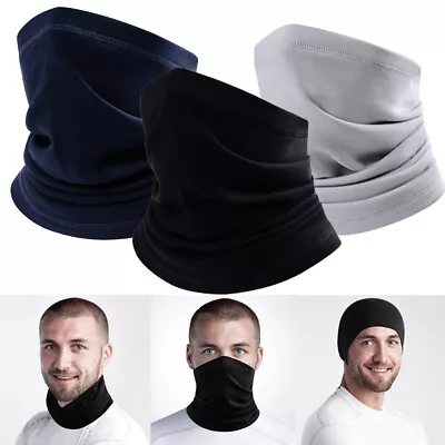 Bandana Neck Warmer Gaiter Thermal Fleece Cycling Ski Half Face Mask For Winter • $4.99