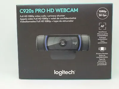 New Logitech C920s Pro HD 1080P Webcam With Privacy Shutter SB • $53.97