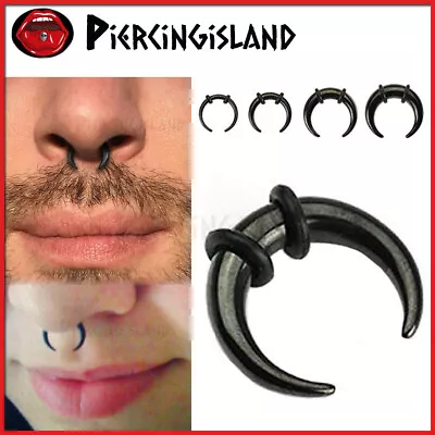 Buffalo Pincher Acrylic Awl Septum Ear Nose Expander Stretcher Ring Piercing 1PC • $3.97