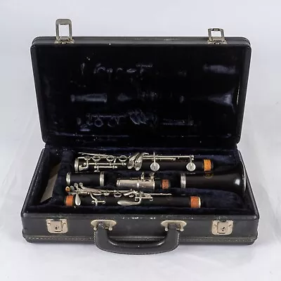 Conn 77N Connquest Grenadilla Wood Soprano Clarinet Bb Black 1963 • $499.95