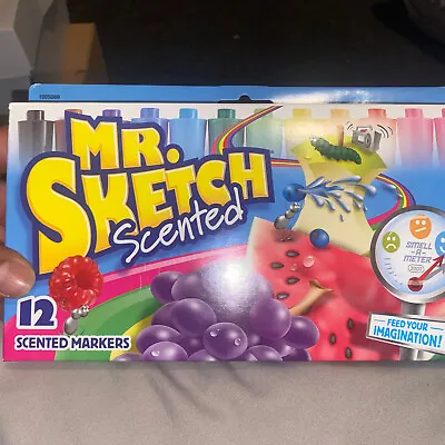 Mr. Sketch Scented Markers Chisel Tip Assorted Colors 12 Pack • $9.99