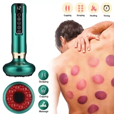 $7.45 • Buy Electric Cupping Massage Vacuum Scraping Therapy Machine Body Relax Slimming US