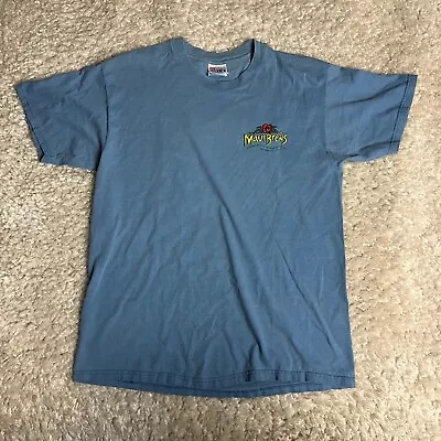 Maui Brews Island Bistro Shirt Mens L Blue Old Lahaina Night Club Souvenir Tee • $17.99