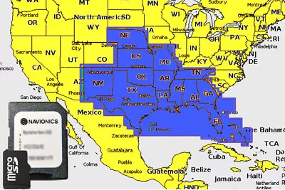 2024 Navionics Plus MicroSD MSD Chart Card Maps U.S. South LakesRiversCoastals • $68