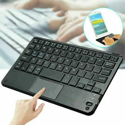 Mini Wireless Keyboard Keypad With Touchpad Mouse For Android IOS Tablet Phones. • £14.99