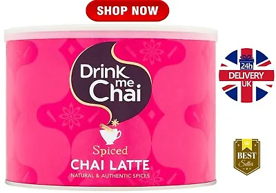 Drink Me Chai Spiced Chai Latte 1kg (Pack Of 1) - Just Add Water Chai Latte.... • £15.29