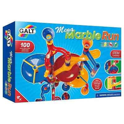 Galt Toy Mega Marble Run Construction Toy Kids Activity Playset For Ages 4+ Yrs • £34.59