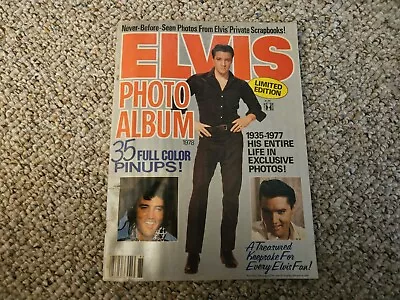 1978 Elvis Presley Photo Album Magazine Never Before Seen Photos Limited Edition • $6