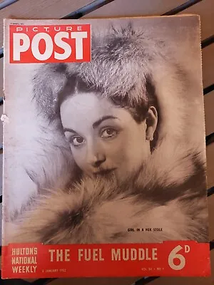 £6.50 • Buy Vintage Picture Post Magazine -5th JAN 1952-Tunisia Harem/South Africa Rugby-G75